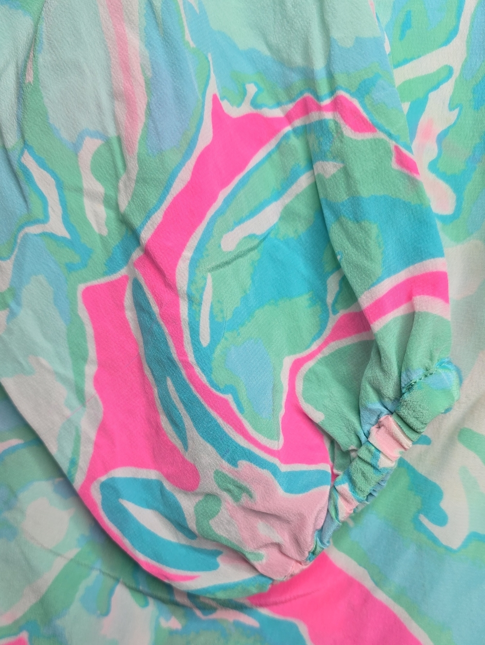 Lilly Pulitzer Elsa Silk Alessia Pink Sands - Picture 5 of 10